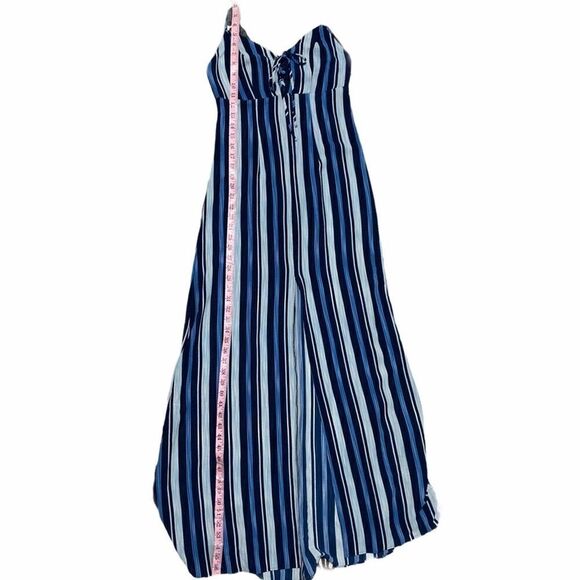 Show Me Your Mumu Layton Lace Up Maxi Blue Medium‎ - Picture 13 of 16